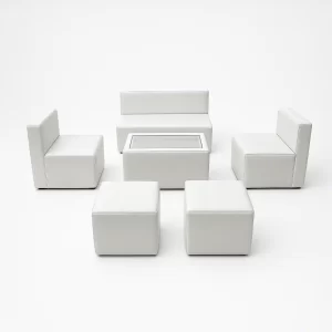 Premium Leather White - 6 Seats