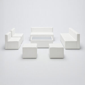 Premium Leather White - 8 Seats