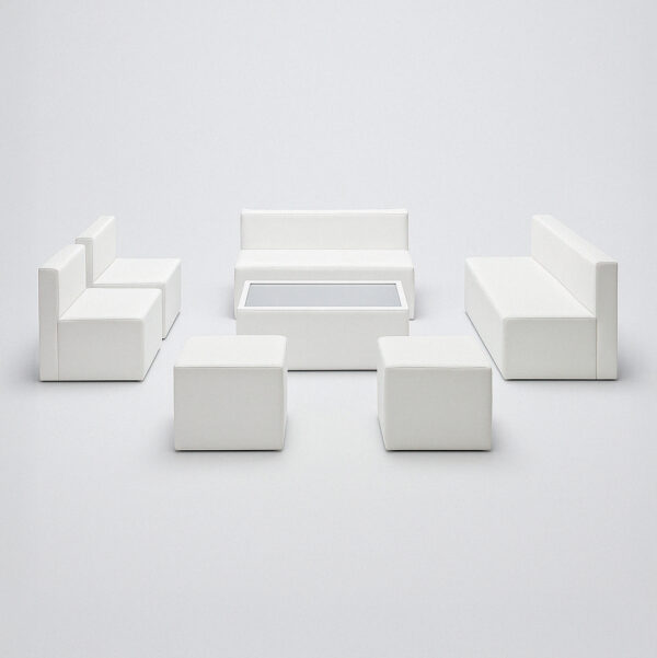 Premium Leather White - 8 Seats