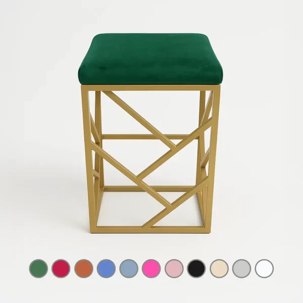Gold Stools No Back
