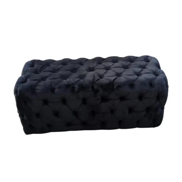 Velvet Bench - Black