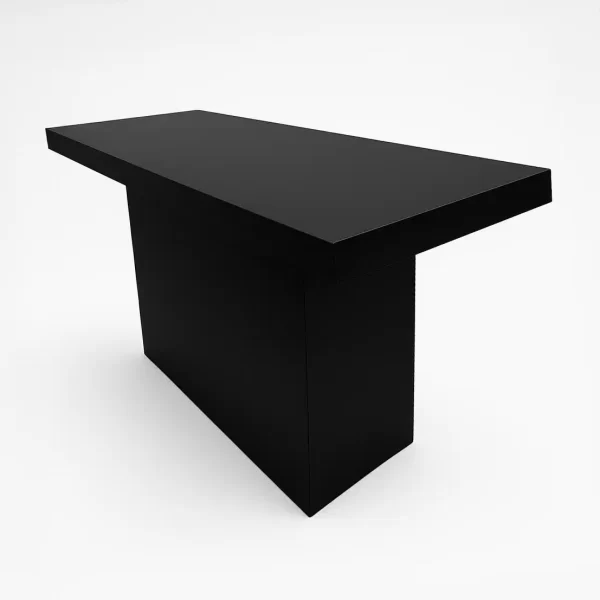 Black Acrylic Conversation Table