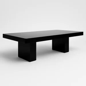 Black Acrylic Table – 12 Guests