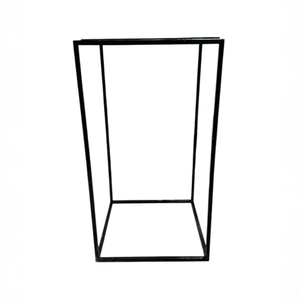 Black Iron Square Table