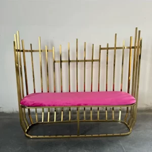 Cage Sofa - Hot Pink