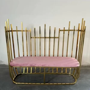 Cage Sofa - Light Pink