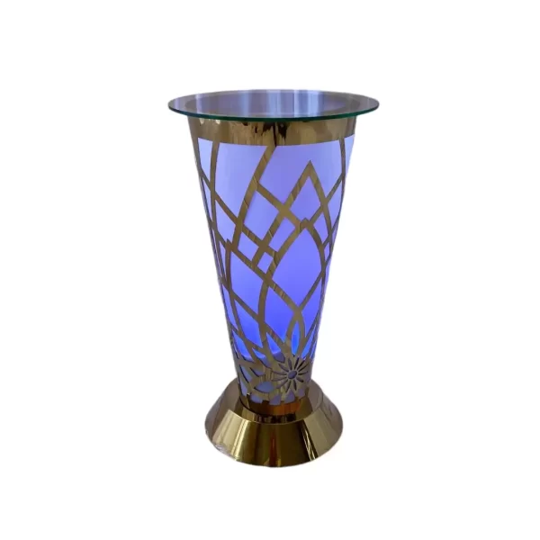 Glass LED Cocktail Table