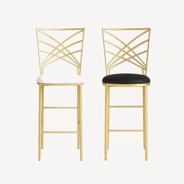 Gold Crossback Stools