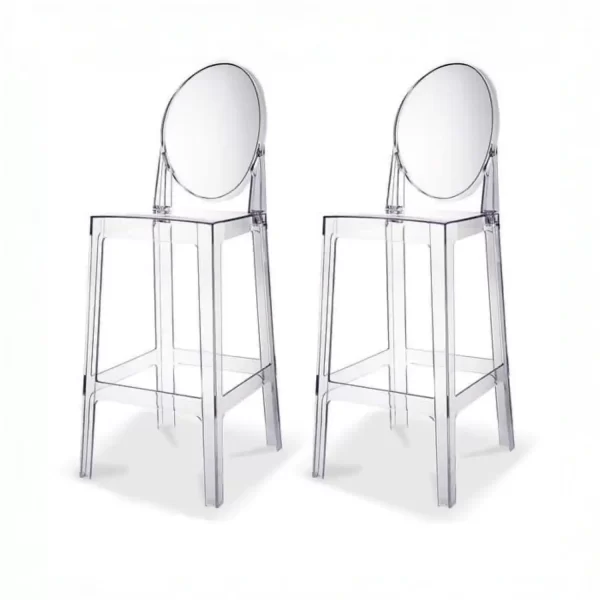 High Ghost Clear Chairs