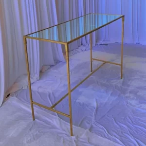 Iron Rectangle Conversation Table