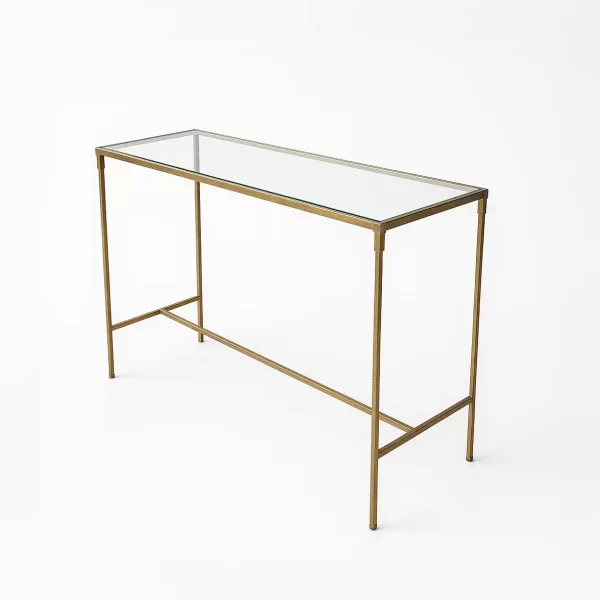 Iron Rectangle Conversation Table