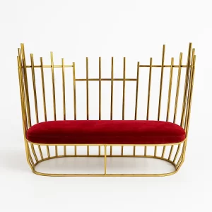 Cage Sofa - Red