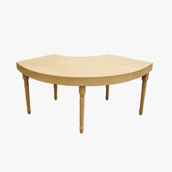 Serpentine Table – Nude Wood