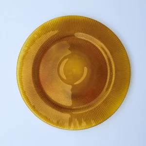 Charger – Amber Radiance Glass