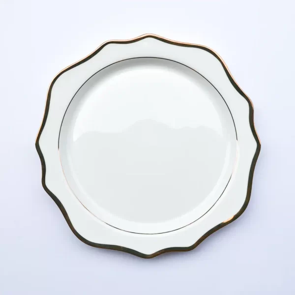 Charger – Pearl Scallop Glass