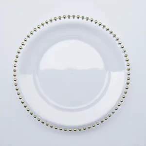 Charger – Sunburst Gold Acrylic