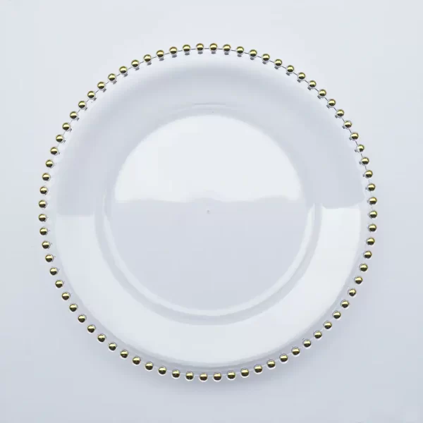 Charger – Sunburst Gold Acrylic