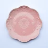 Plate Set - Blush Lace Glass