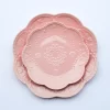 Plate Set - Blush Lace Glass