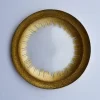 Plate Set - Golden Burst Glass