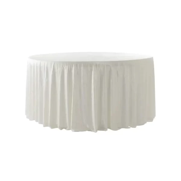 Tablecloth – Ivory White (132 in)