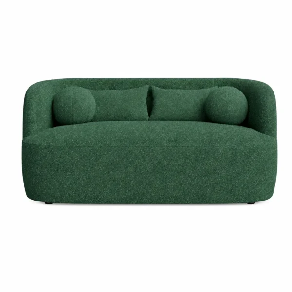 LOVESEAT SOFA – DARK GREEN