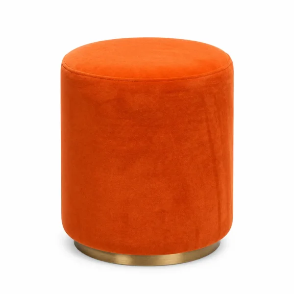 OTTOMAN GOLD BASE – BURNT ORANGE