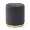 OTTOMAN GOLD BASE – CHARCOAL