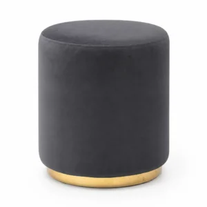 OTTOMAN GOLD BASE – CHARCOAL