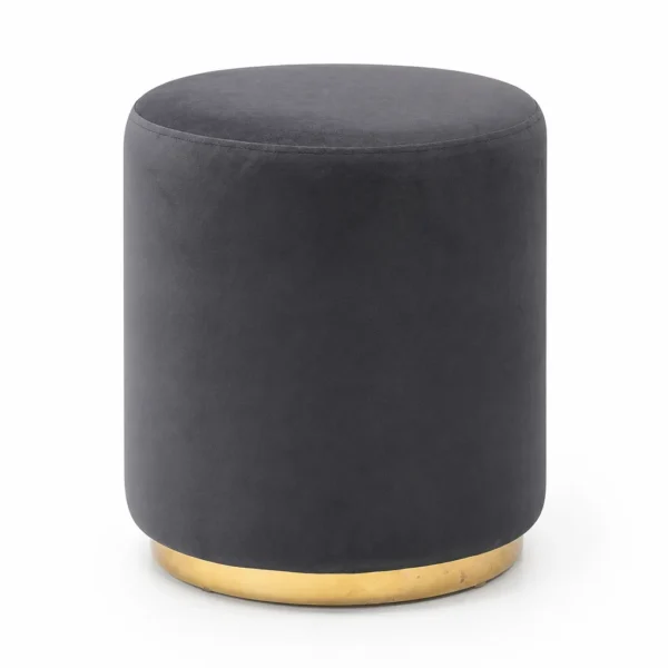 OTTOMAN GOLD BASE – CHARCOAL