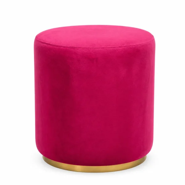 OTTOMAN GOLD BASE – HOT PINK