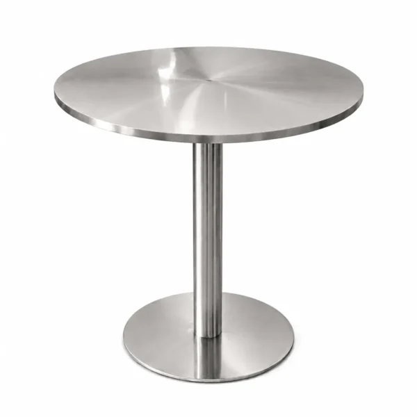 ROUND BISTRO TABLE – SILVER