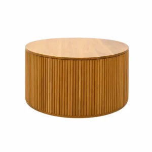 ROUND WOOD COFFEE TABLE