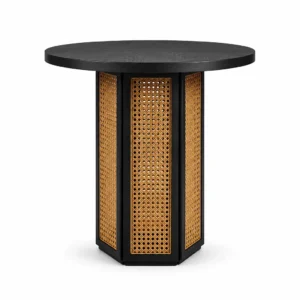 Noir Cane Cocktail Table