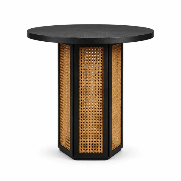 Noir Cane Cocktail Table