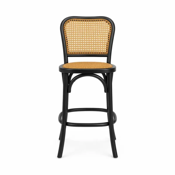 Noir Cane Stools